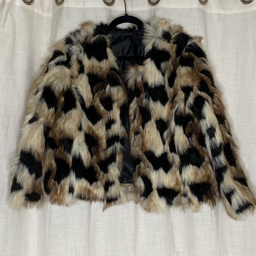 Stylish Faux Fur Jacket